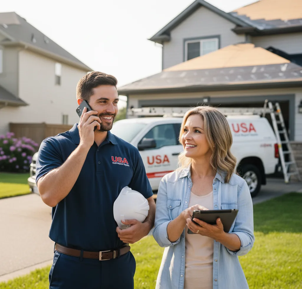 USA Roof Repair Experts customer support in Williston Park